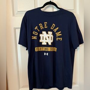 Notre Dame Fighting Irish UA shirt size large